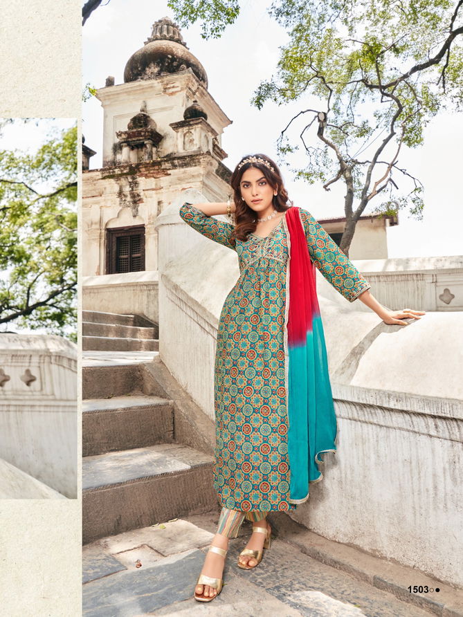 Wanna Siyaahi Alia Cut Readymade Suits Catalog
